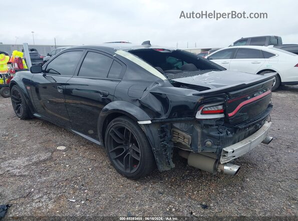 2C3CDXGJ2MH643237 2021 DODGE CHARGER Black Trasero izquierdo