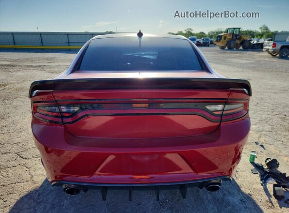 2C3CDXGJ3HH511187 2017 DODGE CHARGER Red Rear view