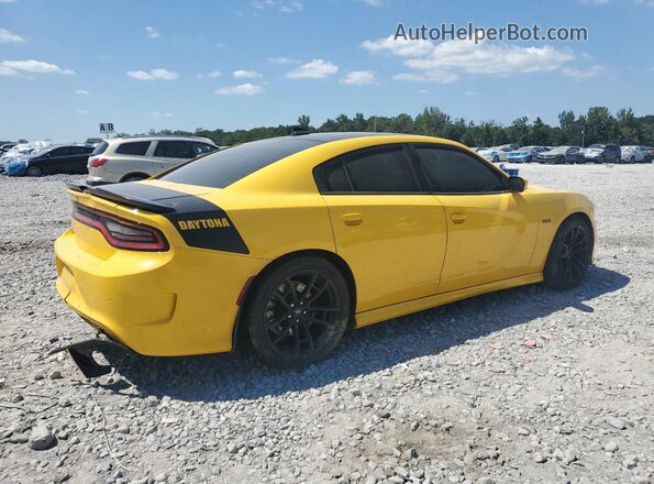 2C3CDXGJ3HH650865 2017 DODGE CHARGER Yellow Rear right