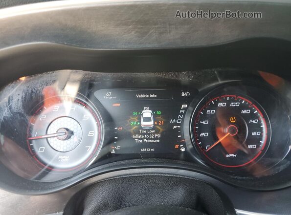 2C3CDXGJ3HH650865 2017 DODGE CHARGER Yellow Instrument cluster view