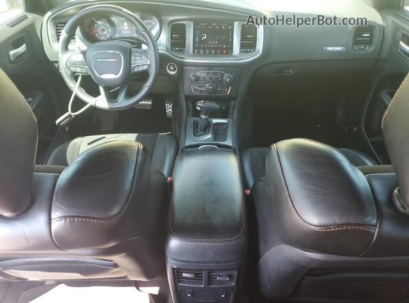 2C3CDXGJ3HH650865 2017 DODGE CHARGER Yellow Dashboard view