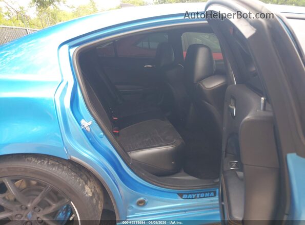2C3CDXGJ3JH313540 2018 DODGE CHARGER Blue Vista de la etiqueta del VIN