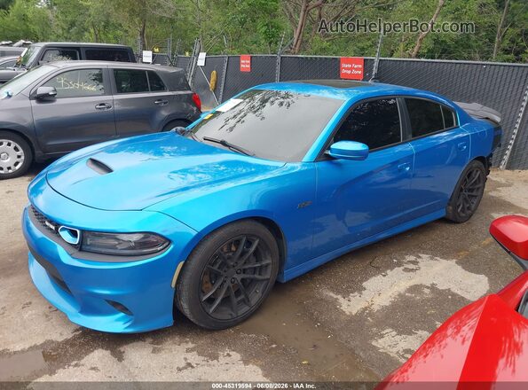 2C3CDXGJ3JH313540 2018 DODGE CHARGER Blue Vista interior de 360 grados