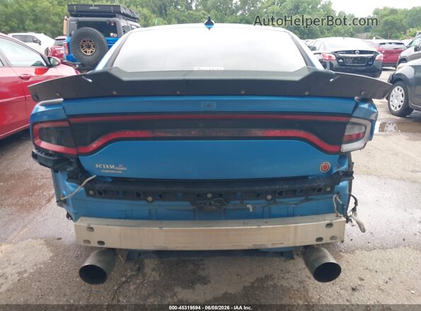 2C3CDXGJ3JH313540 2018 DODGE CHARGER Blue Vista frontal