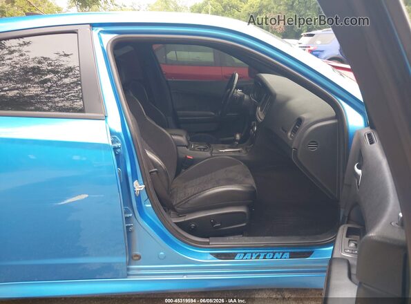2C3CDXGJ3JH313540 2018 DODGE CHARGER Blue Vista interior delantera