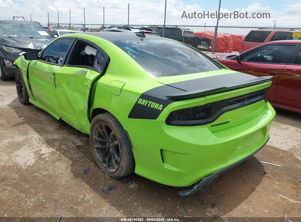 2C3CDXGJ3PH589001 2023 DODGE CHARGER Зеленый Задняя левая четверть