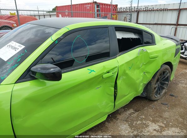2C3CDXGJ3PH589001 2023 DODGE CHARGER Зеленый Вид спереди