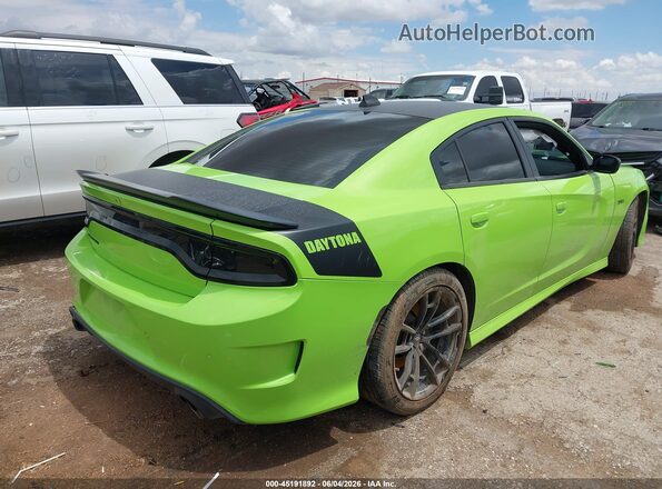 2C3CDXGJ3PH589001 2023 DODGE CHARGER Зеленый Задняя правая четверть