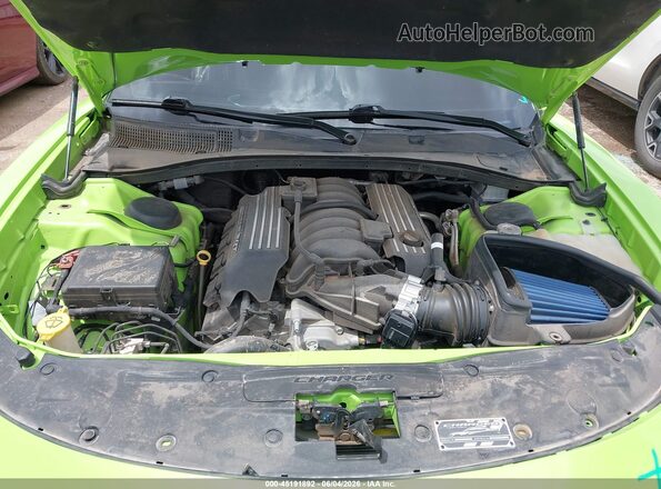2C3CDXGJ3PH589001 2023 DODGE CHARGER Зеленый Вид сзади