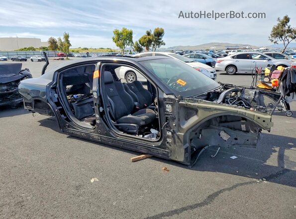 2C3CDXGJ4KH530810 2019 DODGE CHARGER Черный Передняя правая четверть