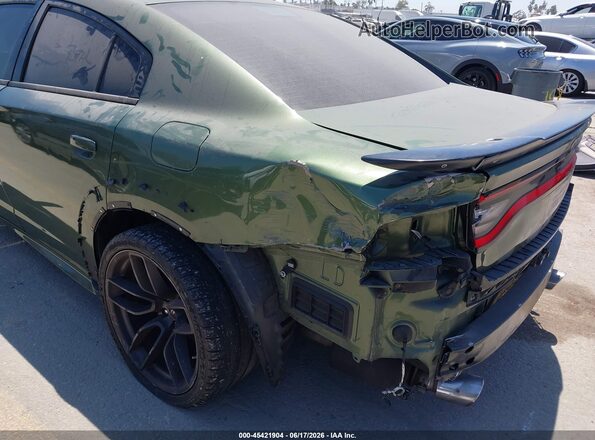 2C3CDXGJ4KH701152 2019 DODGE CHARGER Green Вид спереду