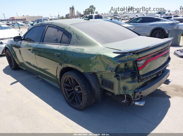 2C3CDXGJ4KH701152 2019 DODGE CHARGER Green Задня ліва чверть