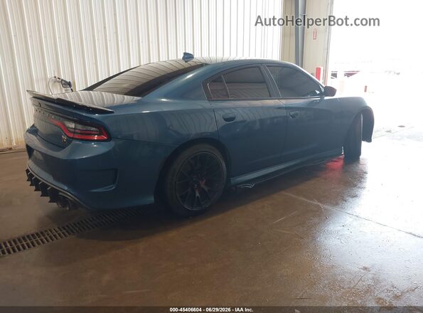 2C3CDXGJ4LH177129 2020 DODGE CHARGER Синий Задняя правая четверть