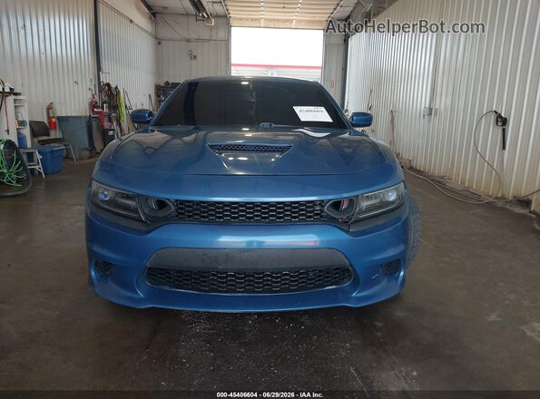 2C3CDXGJ4LH177129 2020 DODGE CHARGER Синий Вид щитка приборов