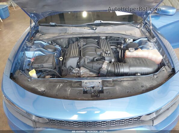2C3CDXGJ4LH177129 2020 DODGE CHARGER Синий Вид сзади