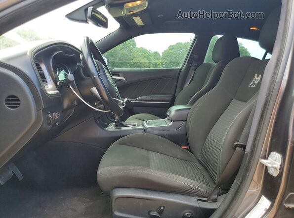 2C3CDXGJ4MH527778 2021 DODGE CHARGER Charcoal Вид салону спереду