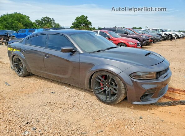 2C3CDXGJ4MH527778 2021 DODGE CHARGER Charcoal Передня права чверть