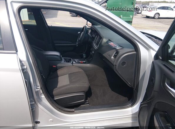 2C3CDXGJ5KH756936 2019 DODGE CHARGER Silver Front interior view