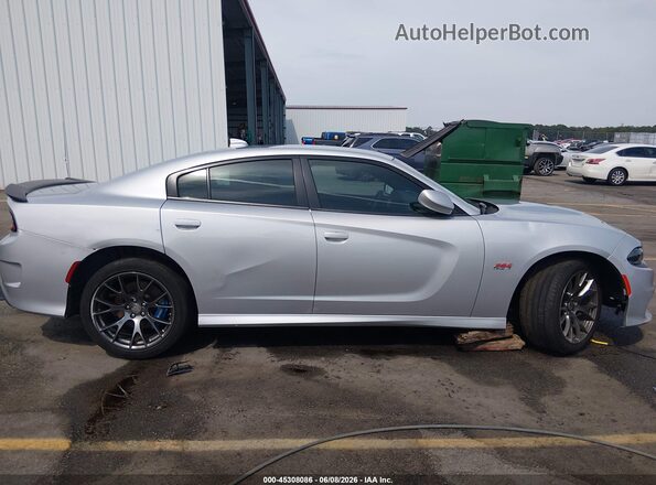 2C3CDXGJ5KH756936 2019 DODGE CHARGER Silver Rear interior view