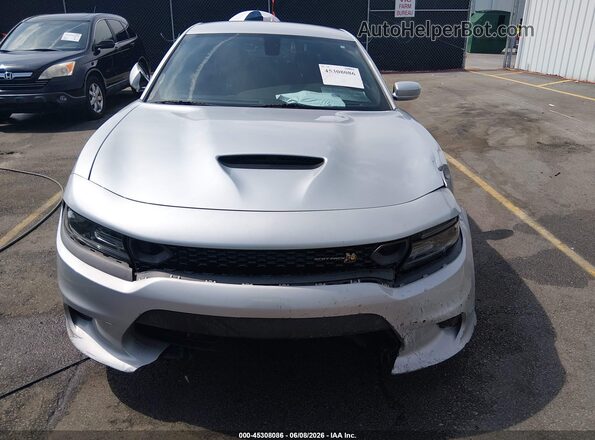 2C3CDXGJ5KH756936 2019 DODGE CHARGER Silver Instrument cluster view