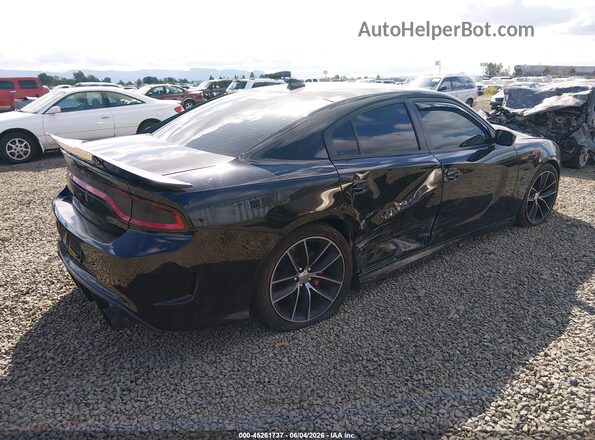 2C3CDXGJ6GH132814 2016 DODGE CHARGER Black უკანა მარჯვენა