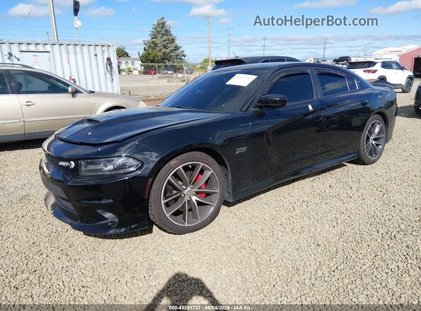 2C3CDXGJ6GH132814 2016 DODGE CHARGER Black წინა მარცხენა ხედი სამი მეოთხედიდან