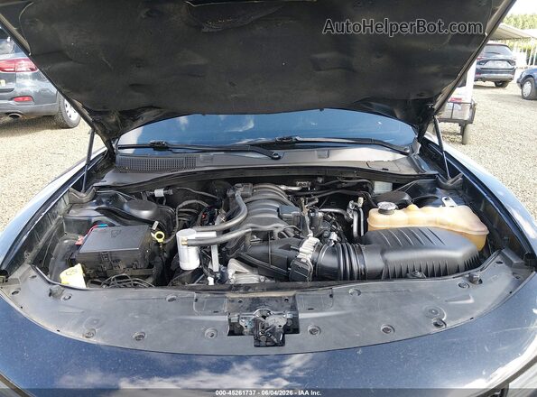 2C3CDXGJ6GH132814 2016 DODGE CHARGER Black უკანა ხედი