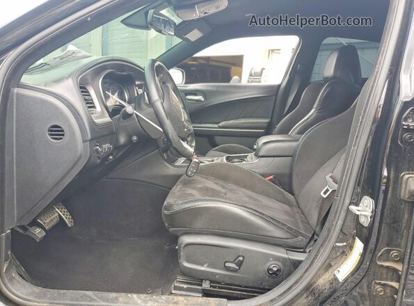 2C3CDXGJ6KH535541 2019 DODGE CHARGER Black წინა სალონის ხედი