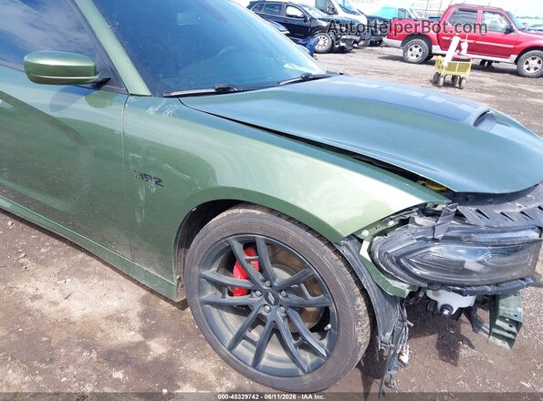 2C3CDXGJ6KH646770 2019 DODGE CHARGER Green წინა ხედი