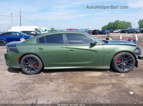 2C3CDXGJ6KH646770 2019 DODGE CHARGER Green სალონის 360-გრადუსიანი ხედი
