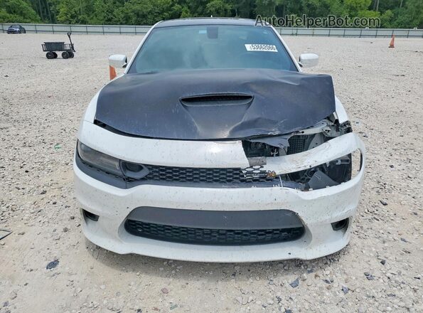 2C3CDXGJ6KH742575 2019 DODGE CHARGER White Դիմացի տեսք
