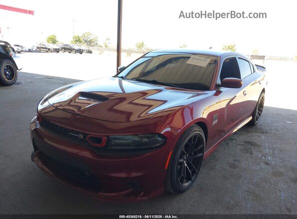 2C3CDXGJ6LH242398 2020 DODGE CHARGER Burgundy Դիմացի տեսք