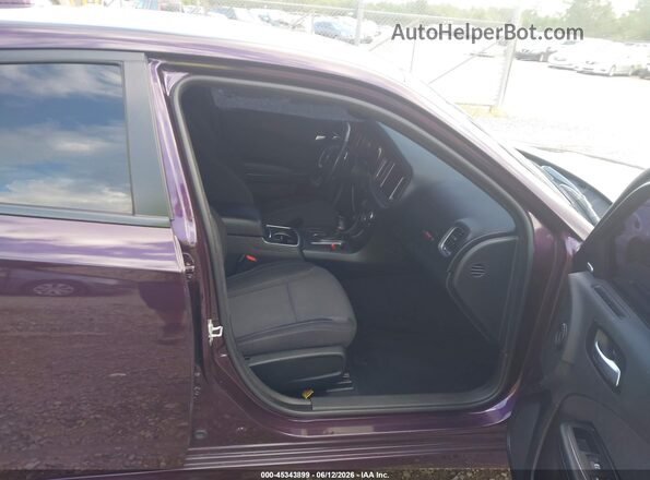 2C3CDXGJ6MH611682 2021 DODGE CHARGER Purple Widok wnętrza z przodu