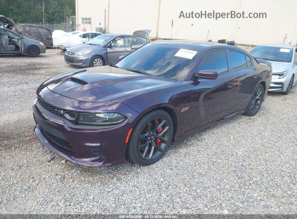 2C3CDXGJ6MH611682 2021 DODGE CHARGER Purple Przód lewy