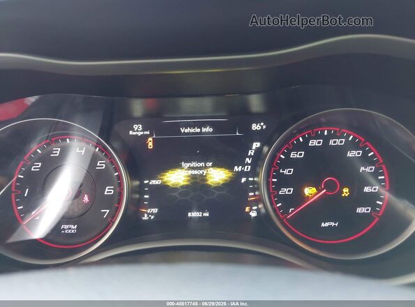 2C3CDXGJ7GH350549 2016 DODGE CHARGER Red უკანა სავარძლების ხედი