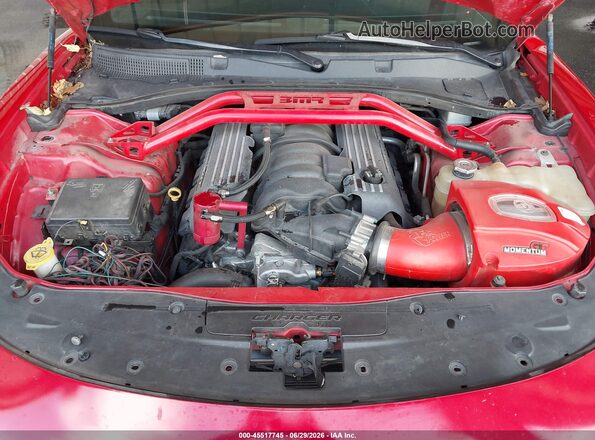 2C3CDXGJ7GH350549 2016 DODGE CHARGER Red უკანა ხედი