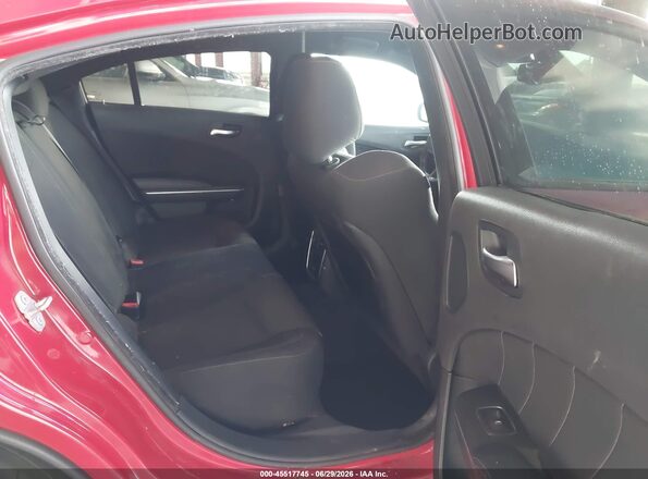 2C3CDXGJ7GH350549 2016 DODGE CHARGER Red VIN კოდის სტიკერის ხედი