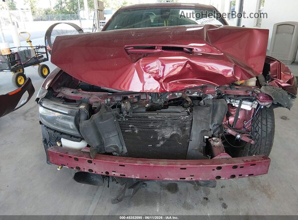 2C3CDXGJ7JH248238 2018 DODGE CHARGER Burgundy Вид задньої частини салону