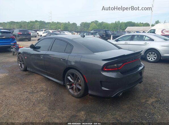 2C3CDXGJ7JH253374 2018 DODGE CHARGER Gray Rear left