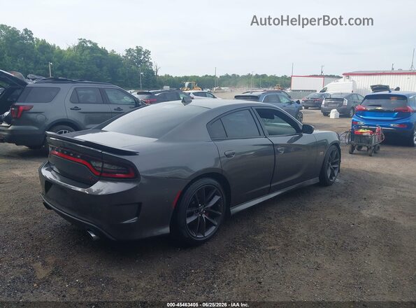 2C3CDXGJ7JH253374 2018 DODGE CHARGER Gray Rear right