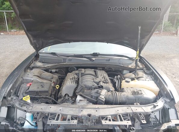 2C3CDXGJ7JH253374 2018 DODGE CHARGER Gray Rear view