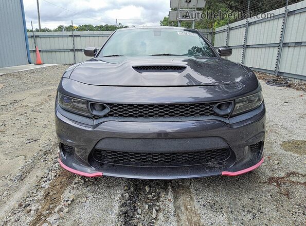 2C3CDXGJ7KH564014 2019 DODGE CHARGER Серый Вид спереди