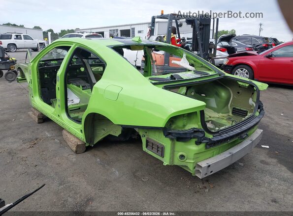 2C3CDXGJ7KH619545 2019 DODGE CHARGER Green Rear left