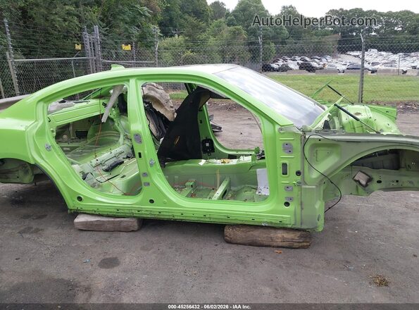 2C3CDXGJ7KH619545 2019 DODGE CHARGER Green Rear interior view