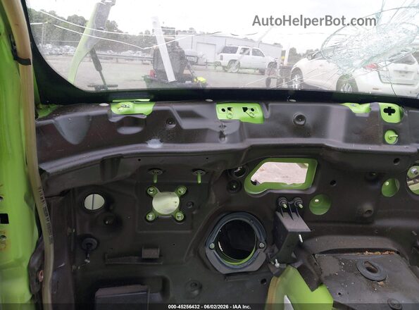 2C3CDXGJ7KH619545 2019 DODGE CHARGER Green Rear seats view