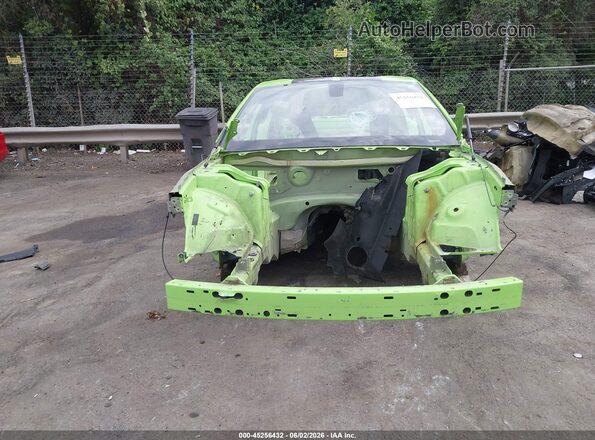 2C3CDXGJ7KH619545 2019 DODGE CHARGER Green Instrument cluster view