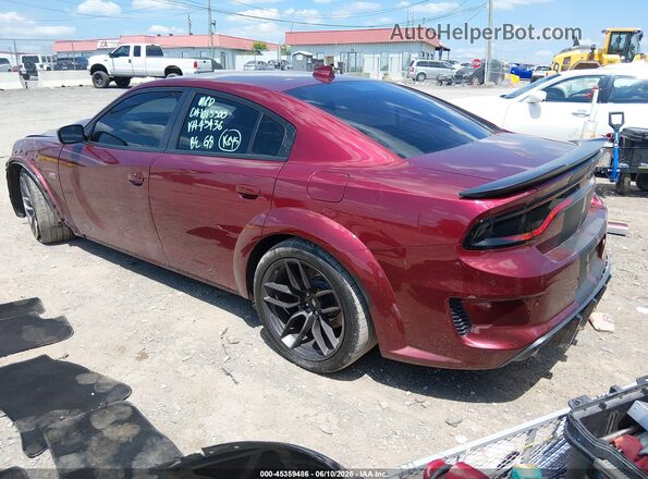 2C3CDXGJ7MH645436 2021 DODGE CHARGER Maroon Задня ліва чверть