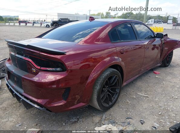 2C3CDXGJ7MH645436 2021 DODGE CHARGER Maroon Задня права чверть