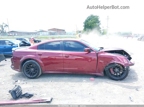 2C3CDXGJ7MH645436 2021 DODGE CHARGER Maroon Панорамний вид салону 360°
