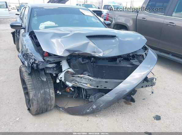 2C3CDXGJ7NH134780 2022 DODGE CHARGER Gray წინა ხედი